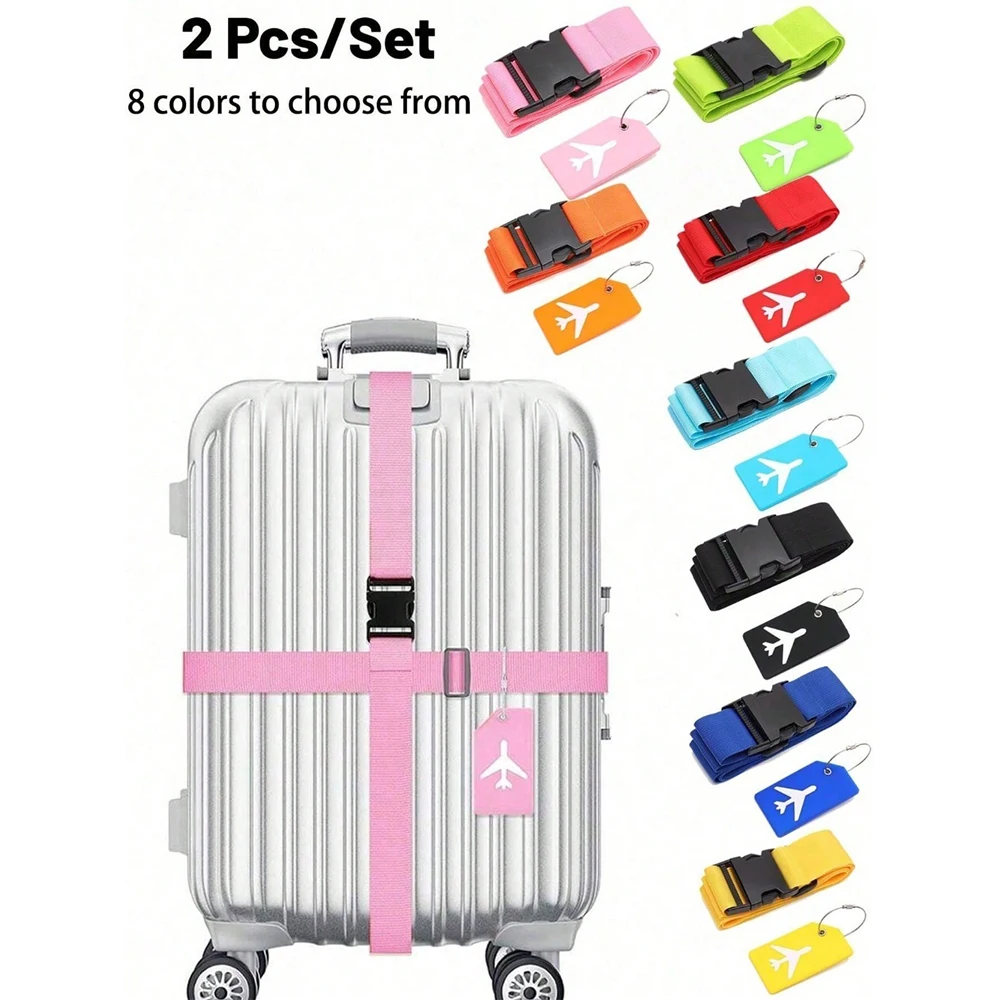 Travel Luggage Set - Set di cinghie per bagagli con