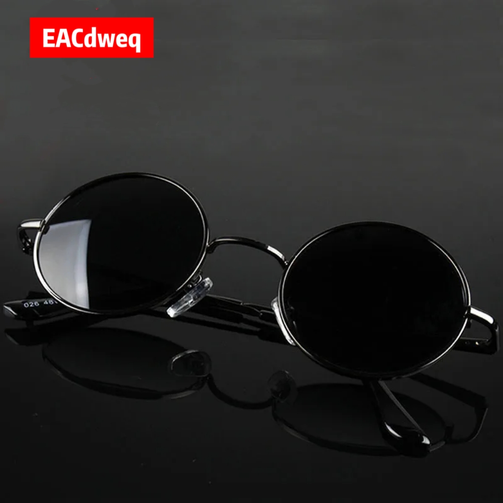 Designer Sunglasses - Occhiali da Sole Rotondi Retrò Vintage