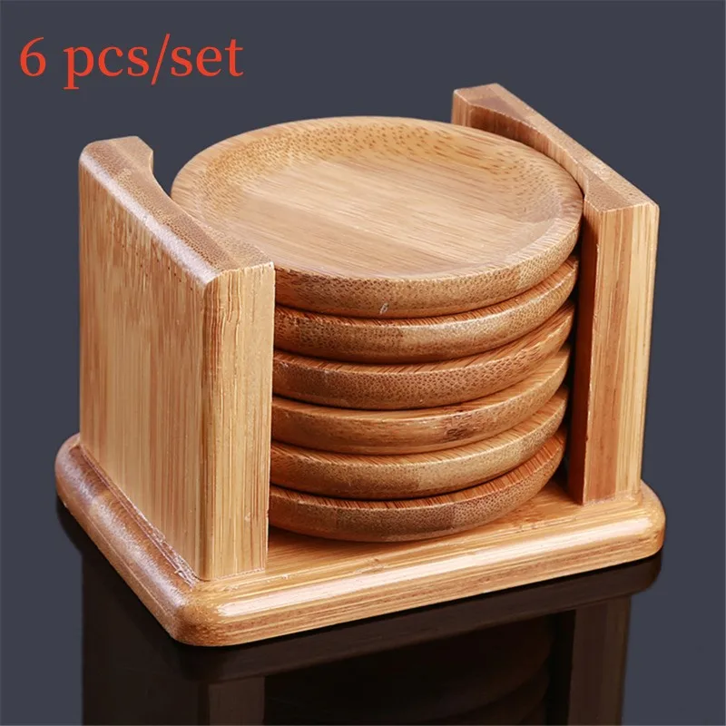 6 pezzi di forma rotonda sotto - Marble Coaster Set recensione e prezzo