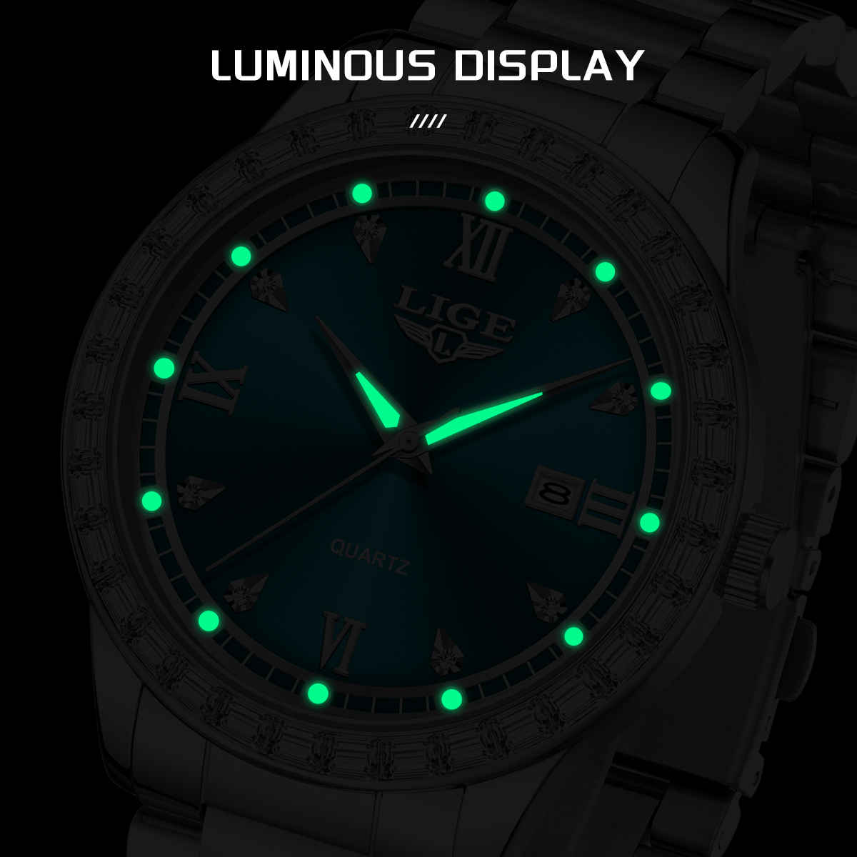 LIGE Orologi al quarzo moda di - Luxury Watch Men recensione e prezzo